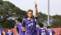 Pemain Persik Kediri, Ze Valente, menjadi gelandang terbaik BRI Liga 1 2024/2025 di mata mantan pemain Persib Bandung dan Persebaya Surabaya, Robertino Pugliara. (Bola.com/Gatot Sumitro)
